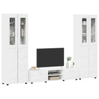 TV-Schrankset mit Schubladen FLORIN 3 pcs Weiß Holzwerkstoff