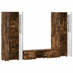 TV-Schrankset FLORIN 3 pcs Geräucherte Eiche Holzwerkstoff