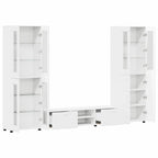 TV-Schrankset mit Schubladen FLORIN 3 pcs Weiß Holzwerkstoff