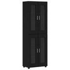 TV-Schrankset mit Schubladen FLORIN 3 pcs Schwarz Holzwerkstoff