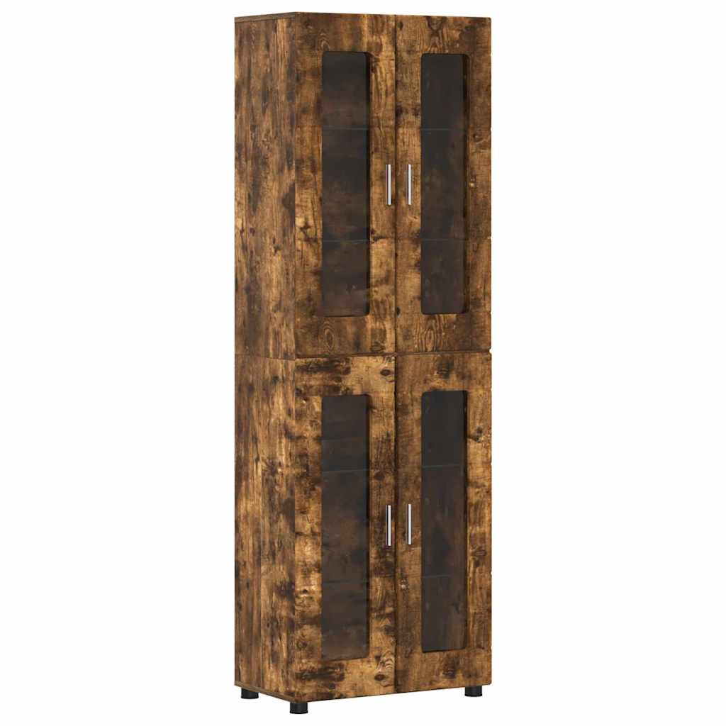 TV-Schrankset FLORIN 3 pcs Geräucherte Eiche Holzwerkstoff