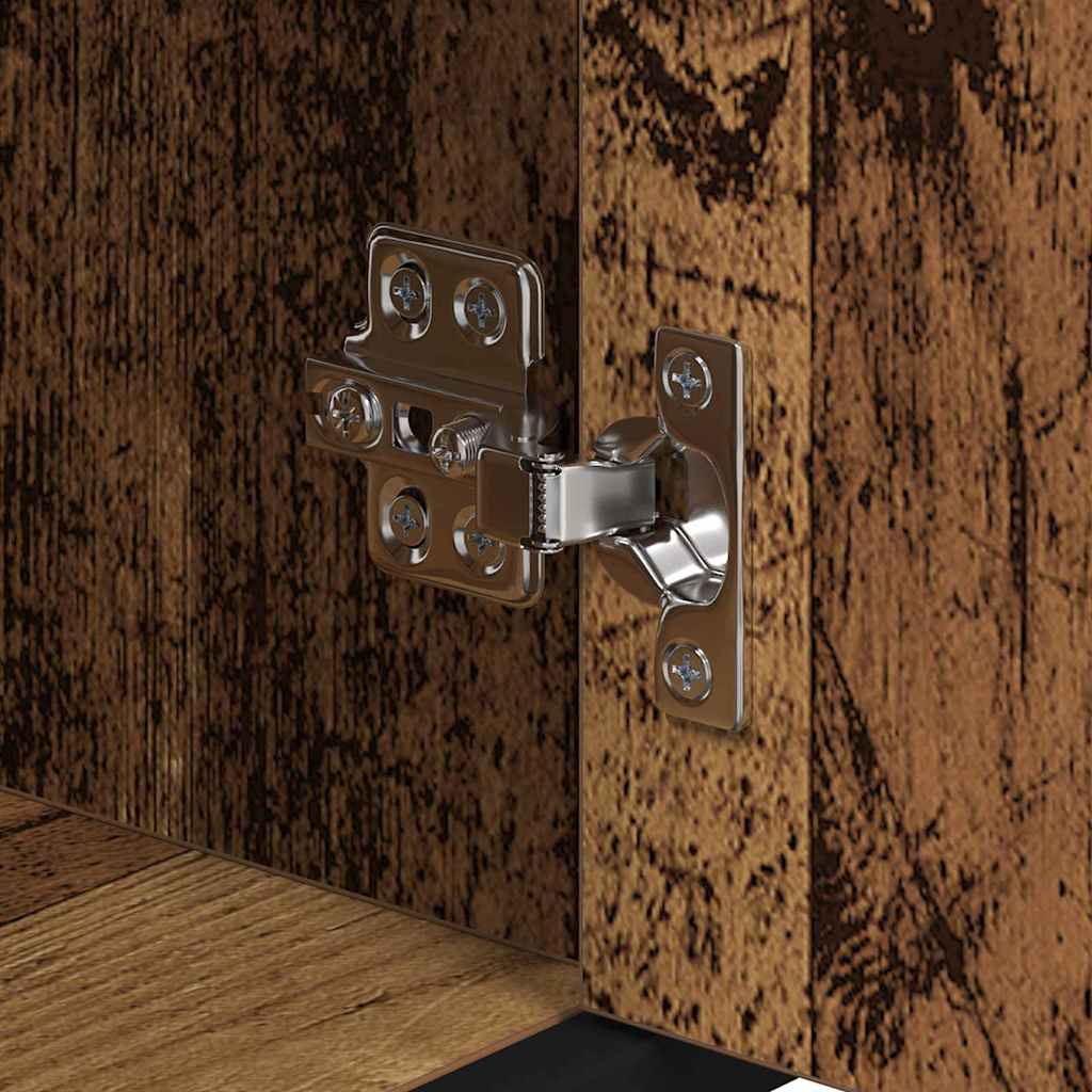 Badezimmermöbel-Set Altholz 35 x 37,5 x 188,5 cm Holzwerkstoff
