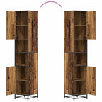 Badezimmermöbel-Set Altholz 35 x 37,5 x 188,5 cm Holzwerkstoff