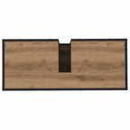 Badezimmermöbel-Set mit Regal 4 pcs Artisan-Eiche Holzwerkstoff