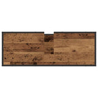 Badezimmermöbel-Set mit Regal 3 pcs Altholz Holzwerkstoff