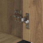 Badezimmermöbel-Set mit Regal 3 pcs Artisan-Eiche Holzwerkstoff