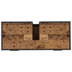 Badezimmermöbel-Set mit Schubladen 2 pcs Altholz Holzwerkstoff