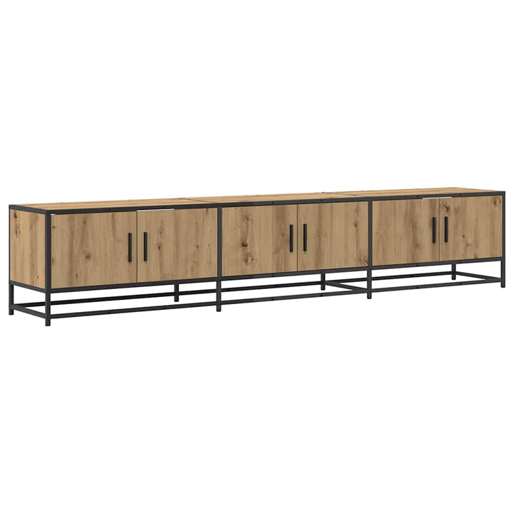 TV-Schränk Eiche handwerklich 210 x 35 x 41 cm Holzwerkstoff