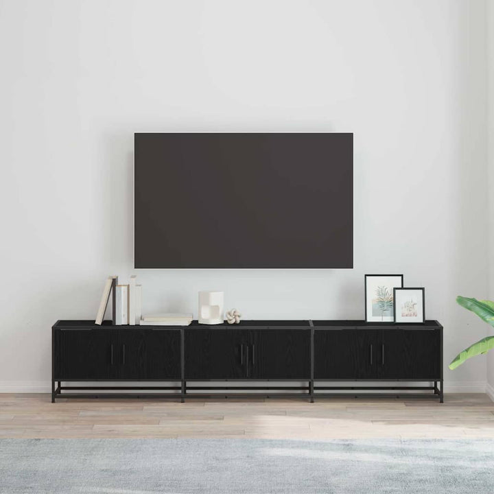 TV-Schränk Schwarze Eiche 210 x 35 x 41 cm Holzwerkstoff