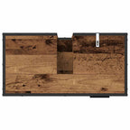 Badezimmermöbel-Set mit Schubladen 2 pcs Altholz Holzwerkstoff