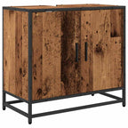 Badezimmermöbel-Set mit Schubladen 4 pcs Altholz Holzwerkstoff