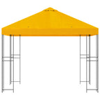 Pavillon 3 x 3 m Gelb Polyester und Stahl 190 gsm