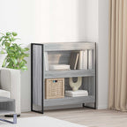 Bücherregal Graues Sonoma 80 x 30 x 86,5 cm Holzwerkstoff
