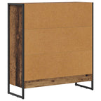 Bücherregal Altholz 80 x 30 x 86,5 cm Holzwerkstoff