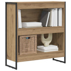 Bücherregal Kunsthandwerk Eiche 80 x 30 x 86,5 cm Holzwerkstoff