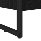 Bücherregal Schwarz Eichen-Optik 80 x 30 x 121 cm Holzwerkstoff