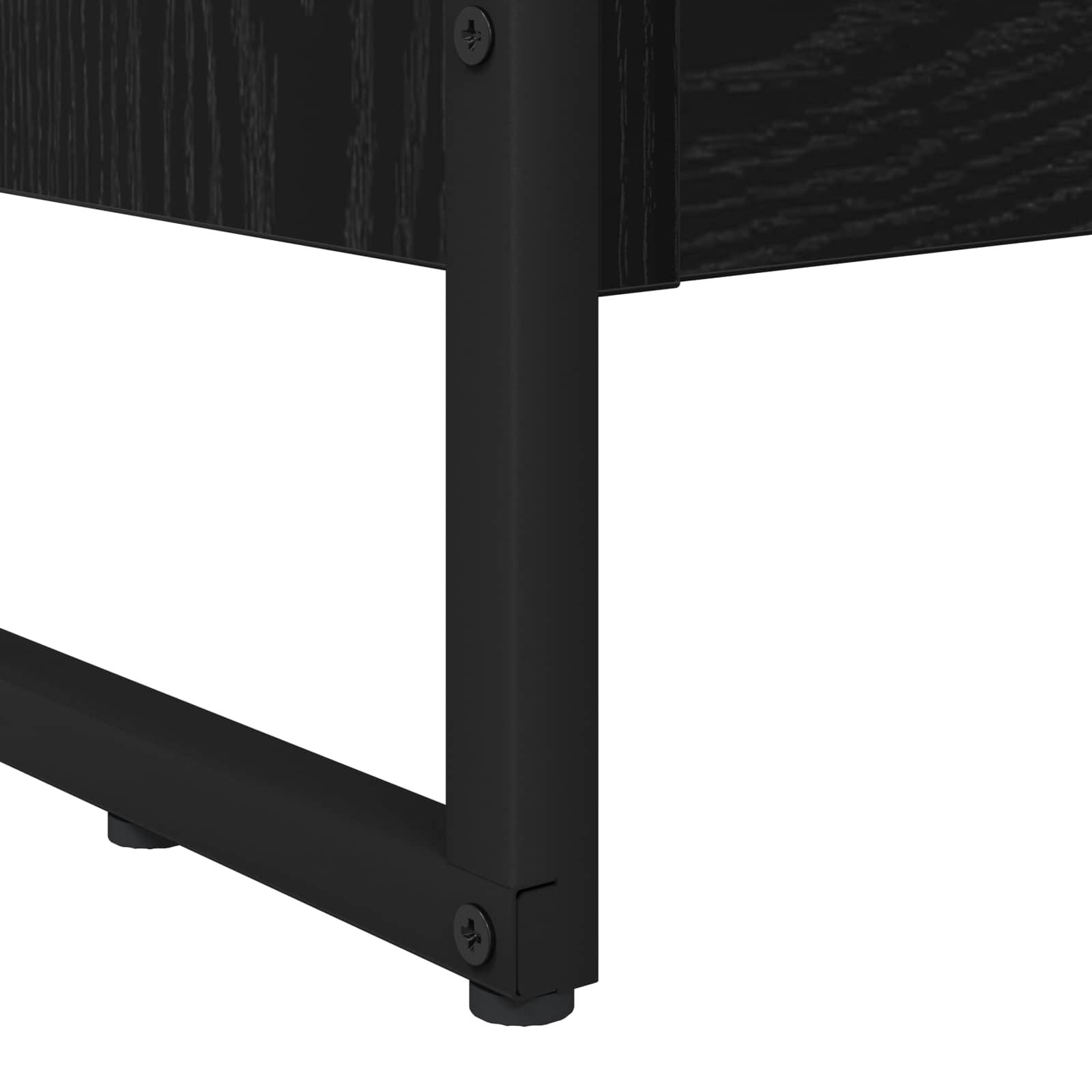 Bücherregal Schwarz Eichen-Optik 80 x 30 x 121 cm Holzwerkstoff