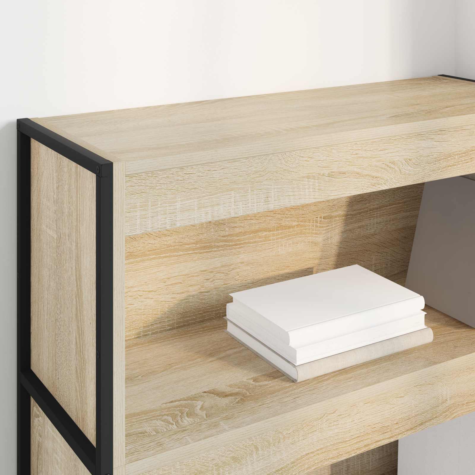 Bücherregal Sonoma 80 x 30 x 121 cm Holzwerkstoff