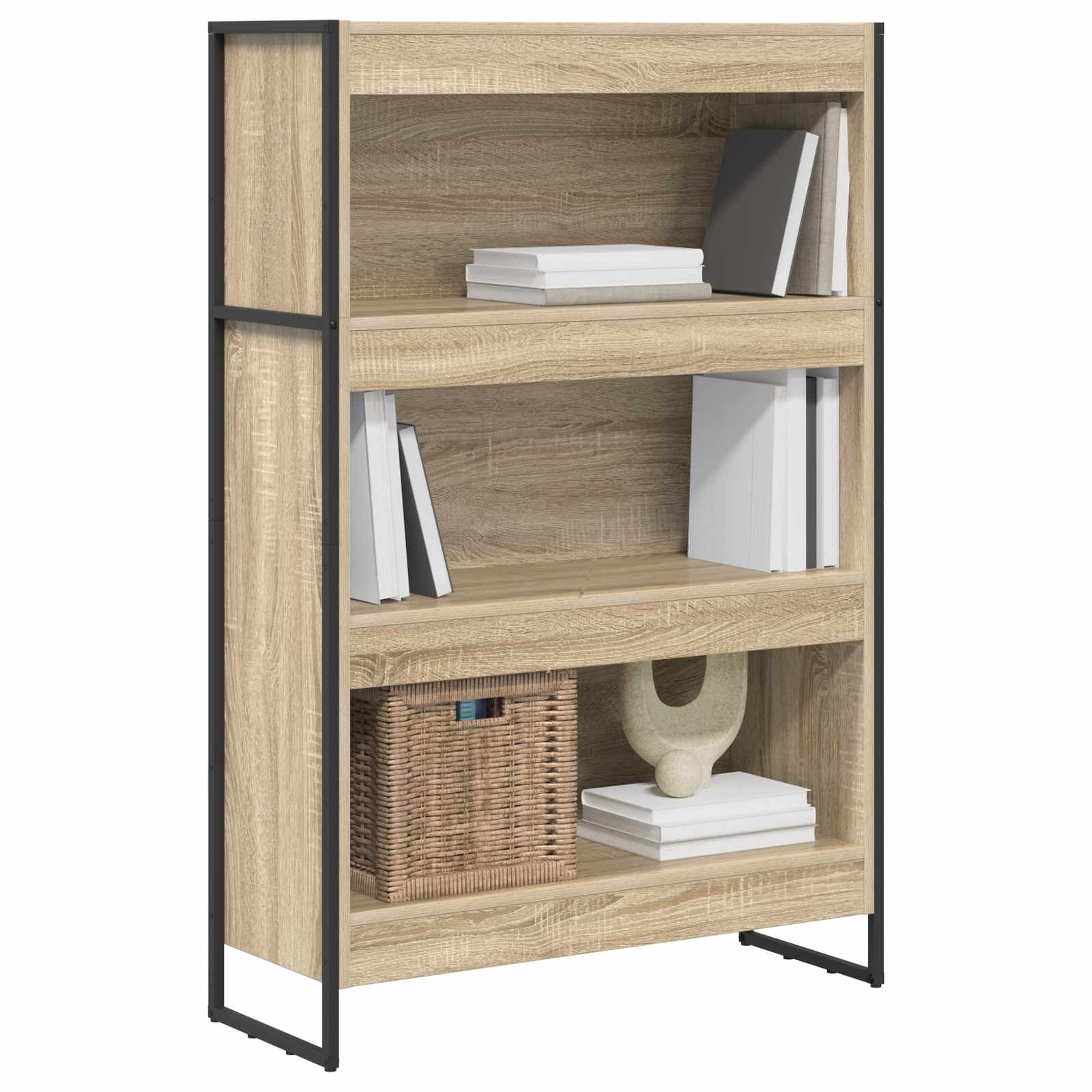 Bücherregal Sonoma 80 x 30 x 121 cm Holzwerkstoff