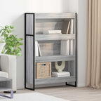 Bücherregal Graues Sonoma 80 x 30 x 121 cm Holzwerkstoff