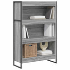Bücherregal Graues Sonoma 80 x 30 x 121 cm Holzwerkstoff