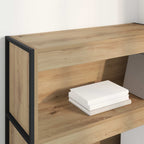 Bücherregal Kunsthandwerk Eiche 80 x 30 x 121 cm Holzwerkstoff