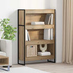 Bücherregal Kunsthandwerk Eiche 80 x 30 x 121 cm Holzwerkstoff