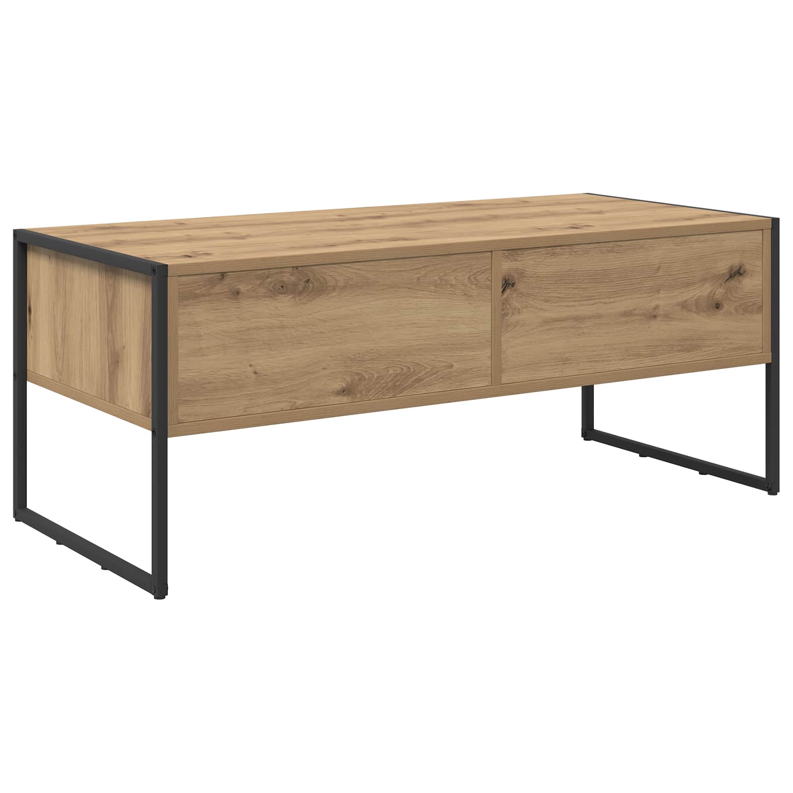 Couchtisch Kunsthandwerk Eiche 100 x 46 x 40 cm Holzwerkstoff