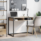 Schreibtisch mit Speicher Sonoma 100 x 50 x 75 cm Holzwerkstoff