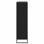 Bücherregal Schwarz Eichen-Optik 99,5 x 30 x 108,5 cm