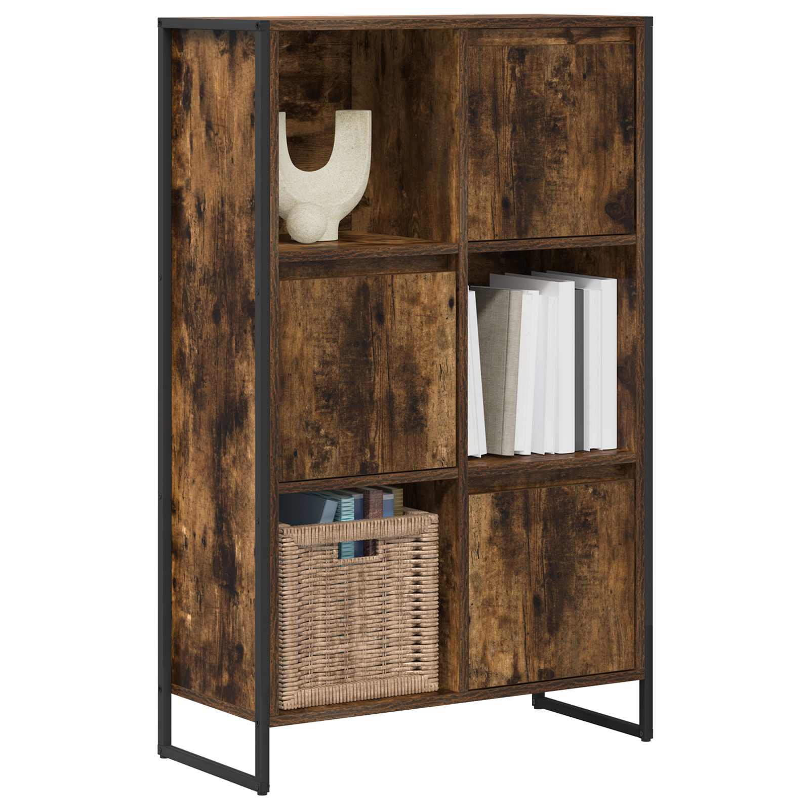 Bücherregal Raucharbe 68 x 30 x 108.5 cm Holzwerkstoff