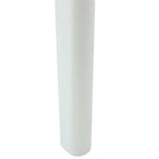 Esszimmerstuhl 2 pcs Weiß und Weiß Massives Gummiholz