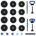 4-in-1 Kurzhantel Langhantel Kettlebell Set 20 kg