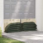 Sandsäcke 10 pcs Dunkelgrün 100 x 25 cm HDPE