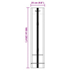 Sandsäcke 10 pcs Dunkelgrün 100 x 25 cm HDPE