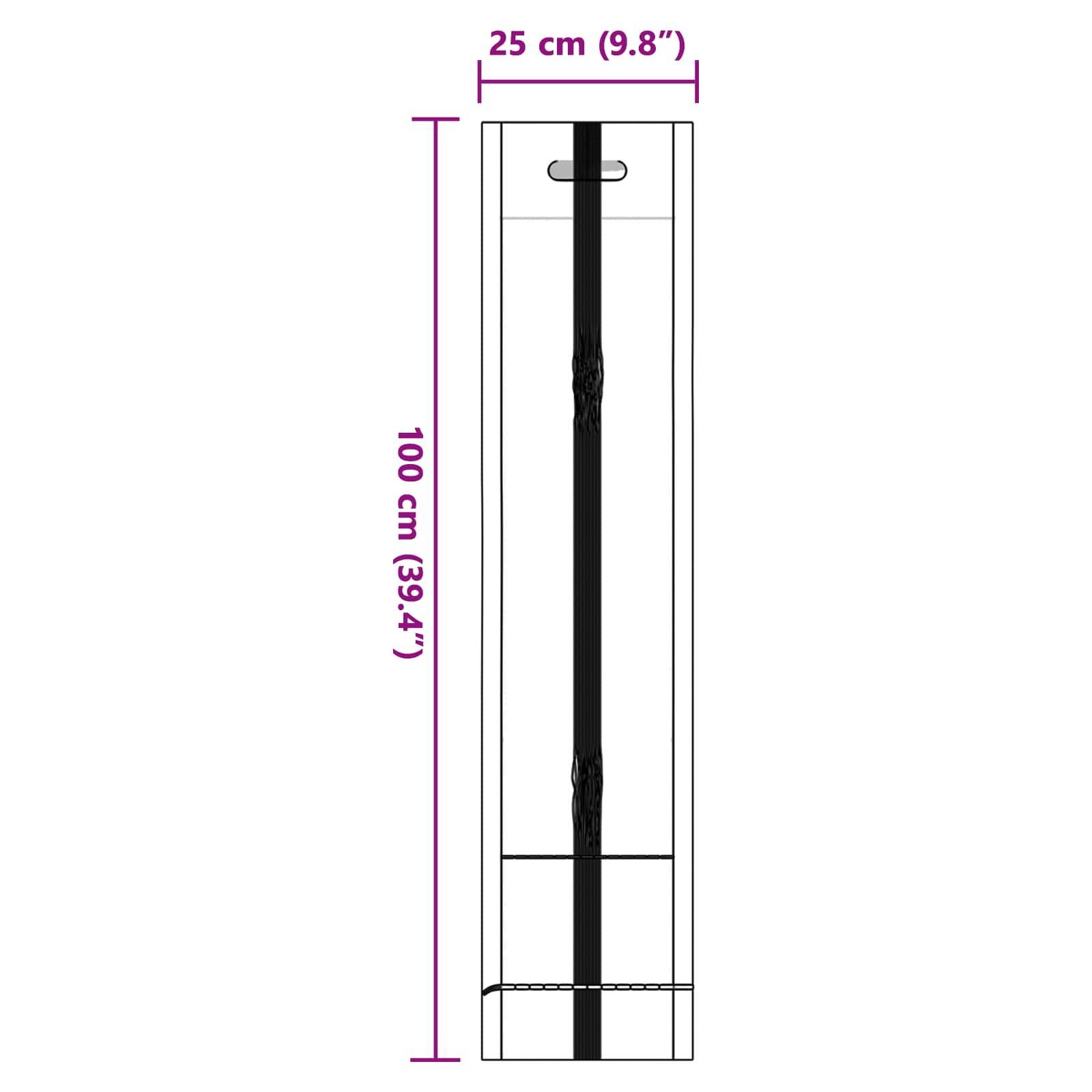 Sandsäcke 10 pcs Dunkelgrün 100 x 25 cm HDPE