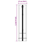 Sandsäcke 10 pcs Dunkelgrün 120 x 27 cm HDPE