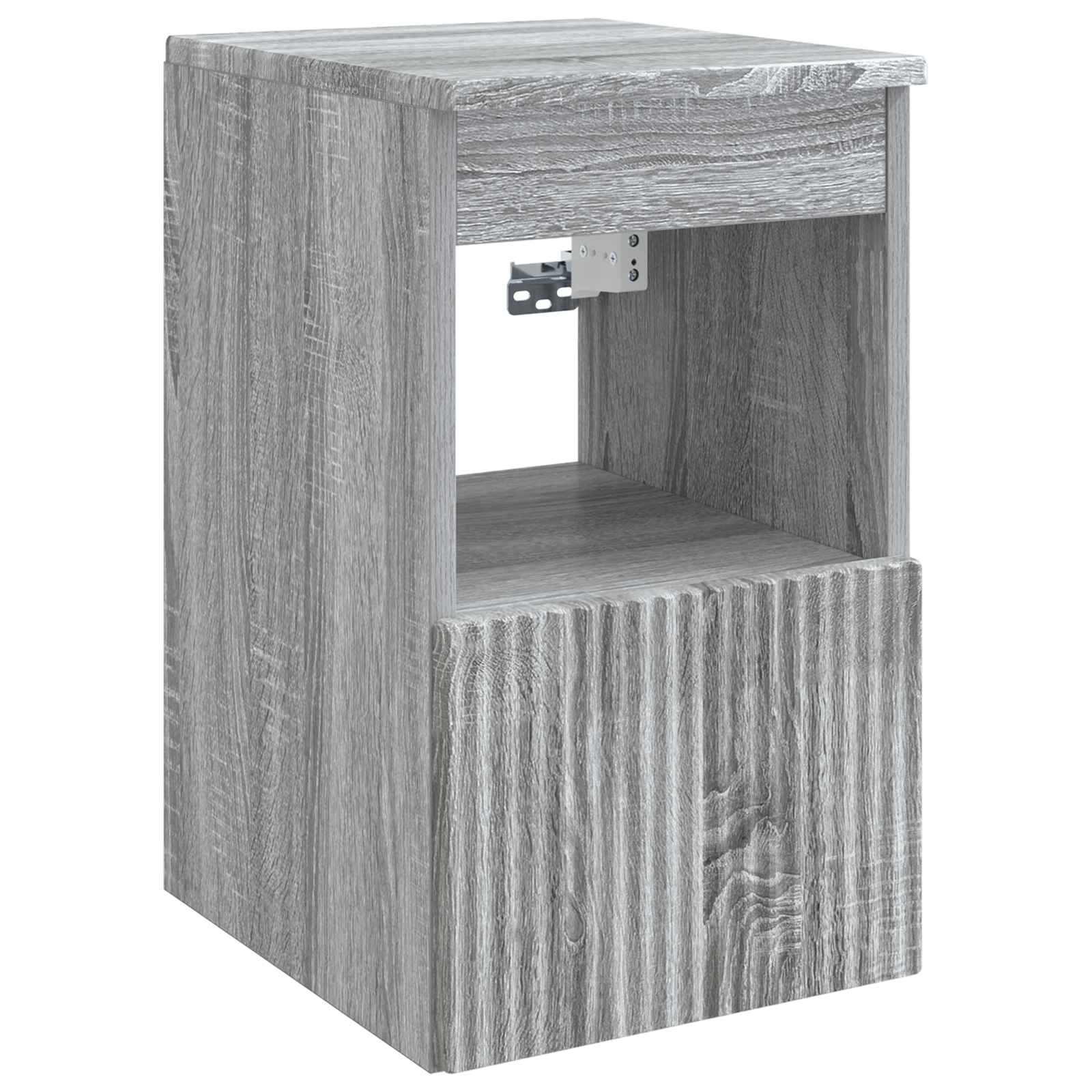 Badezimmerschrank-Set 4 pcs Grau Sonoma 100 x 14,5 x 70 cm