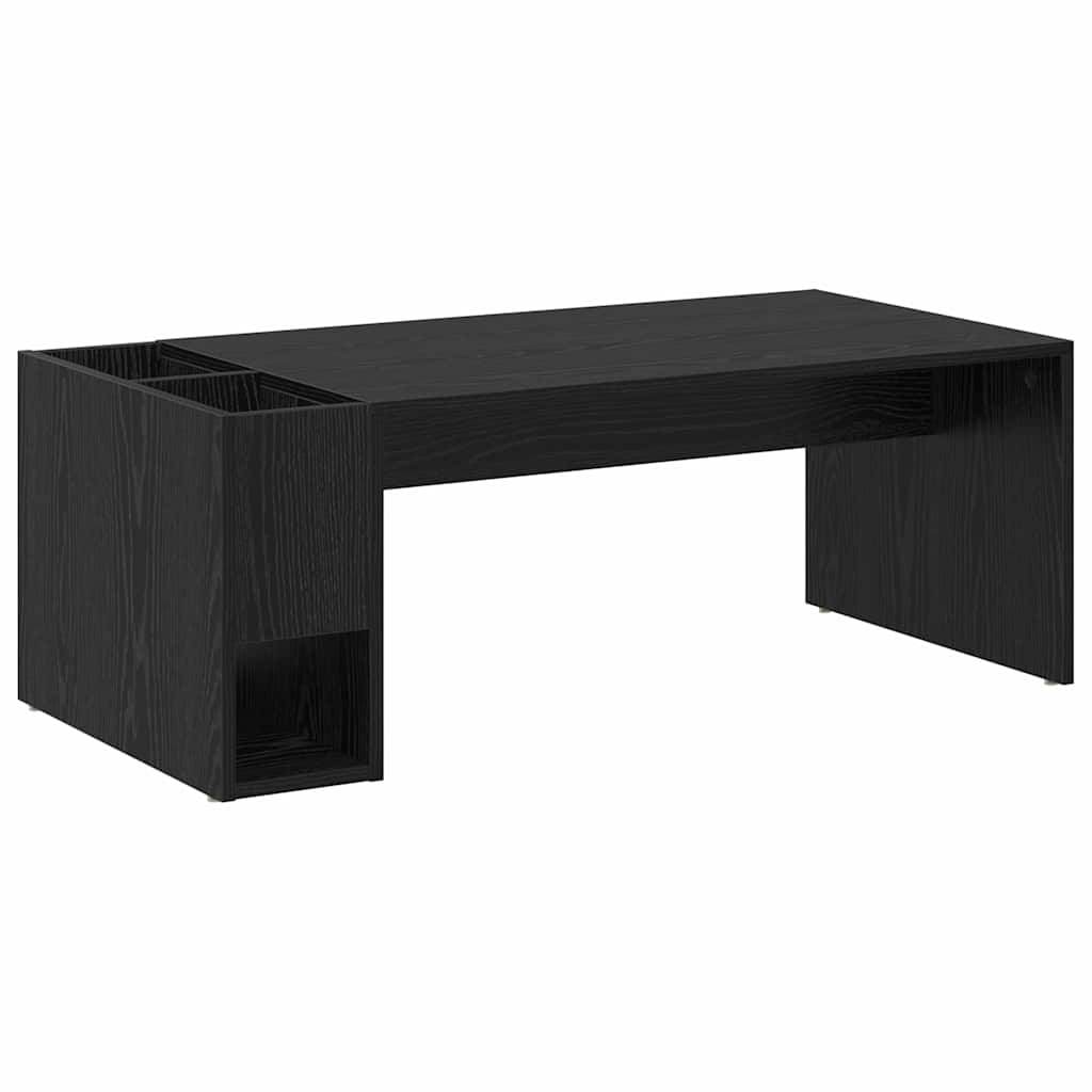 Couchtisch Schwarz Eichen-Optik 101,5 x 50 x 37 cm