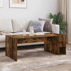 Couchtisch Geräucherte Eiche 101,5 x 50 x 37 cm Holzwerkstoff