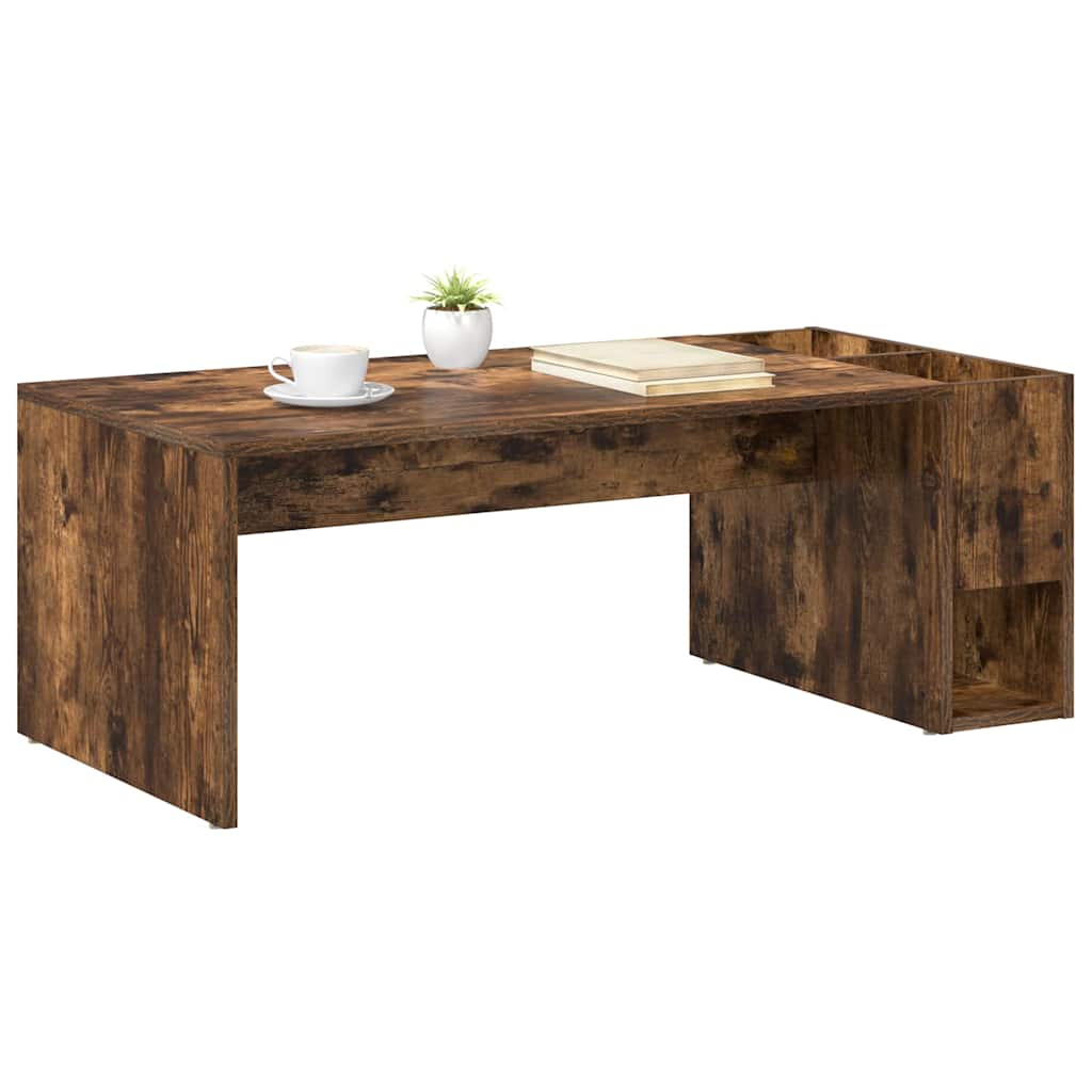 Couchtisch Geräucherte Eiche 101,5 x 50 x 37 cm Holzwerkstoff