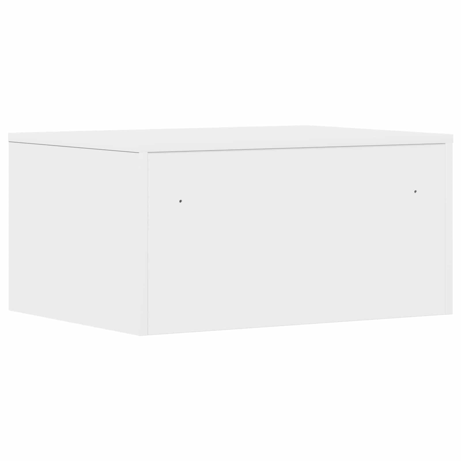 Wandtisch Wandmontiert Weiß 60 x 45 x 30 cm Holzwerkstoff