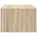 Wandtisch Sonoma-Eiche 80 x 45 x 30 cm Holzwerkstoff