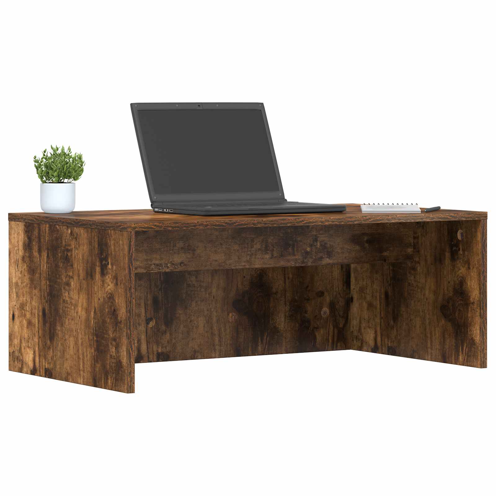 Wandtisch Geräucherte Eiche 80 x 45 x 30 cm Holzwerkstoff
