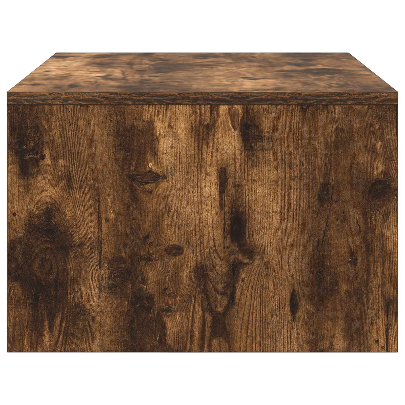 Wandtisch Geräucherte Eiche 80 x 45 x 30 cm Holzwerkstoff