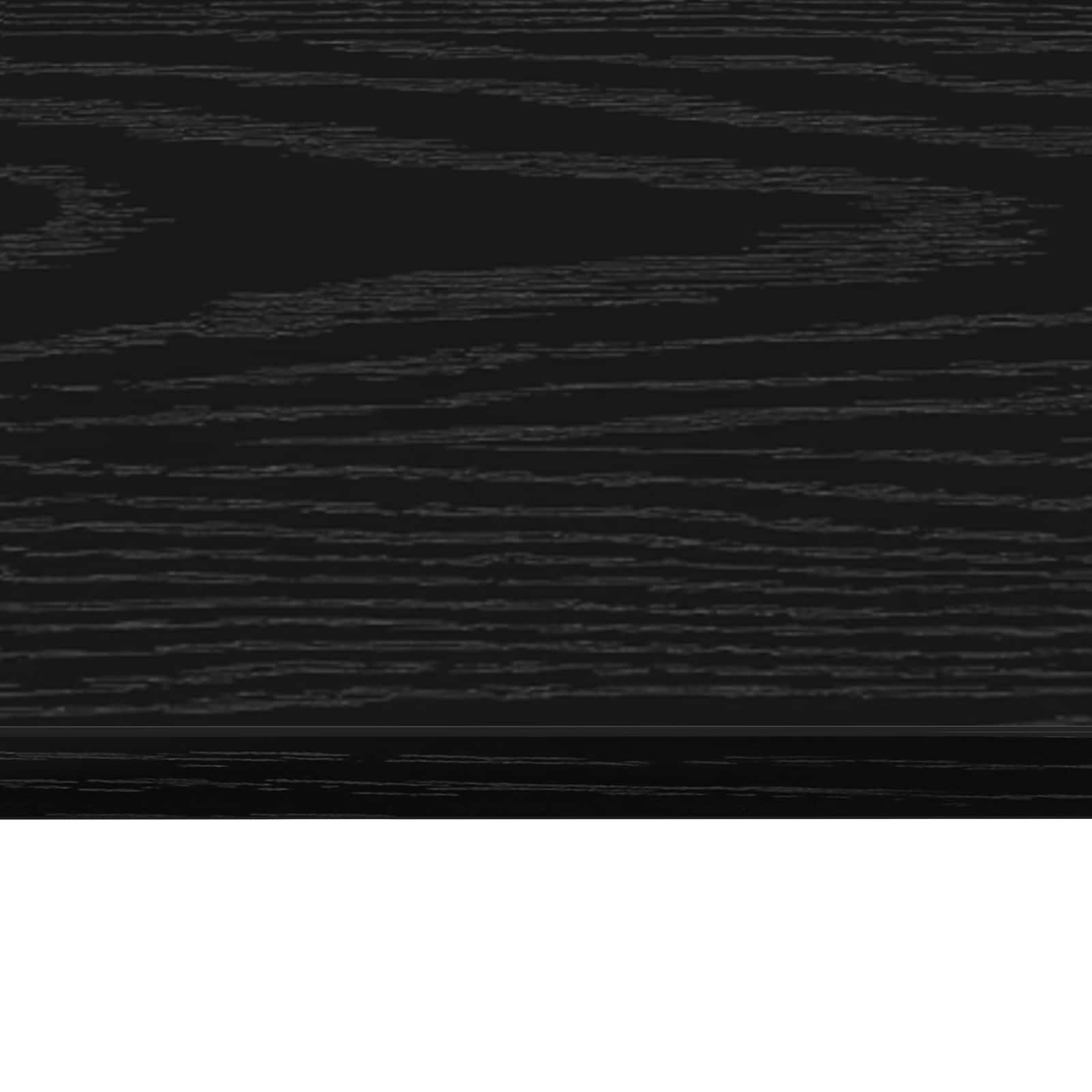 Wandtisch Schwarz Eichen-Optik 100 x 45 x 30 cm Holzwerkstoff