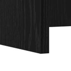 Wandtisch Schwarz Eichen-Optik 100 x 45 x 30 cm Holzwerkstoff