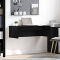 Wandtisch Schwarz Eichen-Optik 100 x 45 x 30 cm Holzwerkstoff