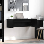 Wandtisch Schwarz Eichen-Optik 100 x 45 x 30 cm Holzwerkstoff