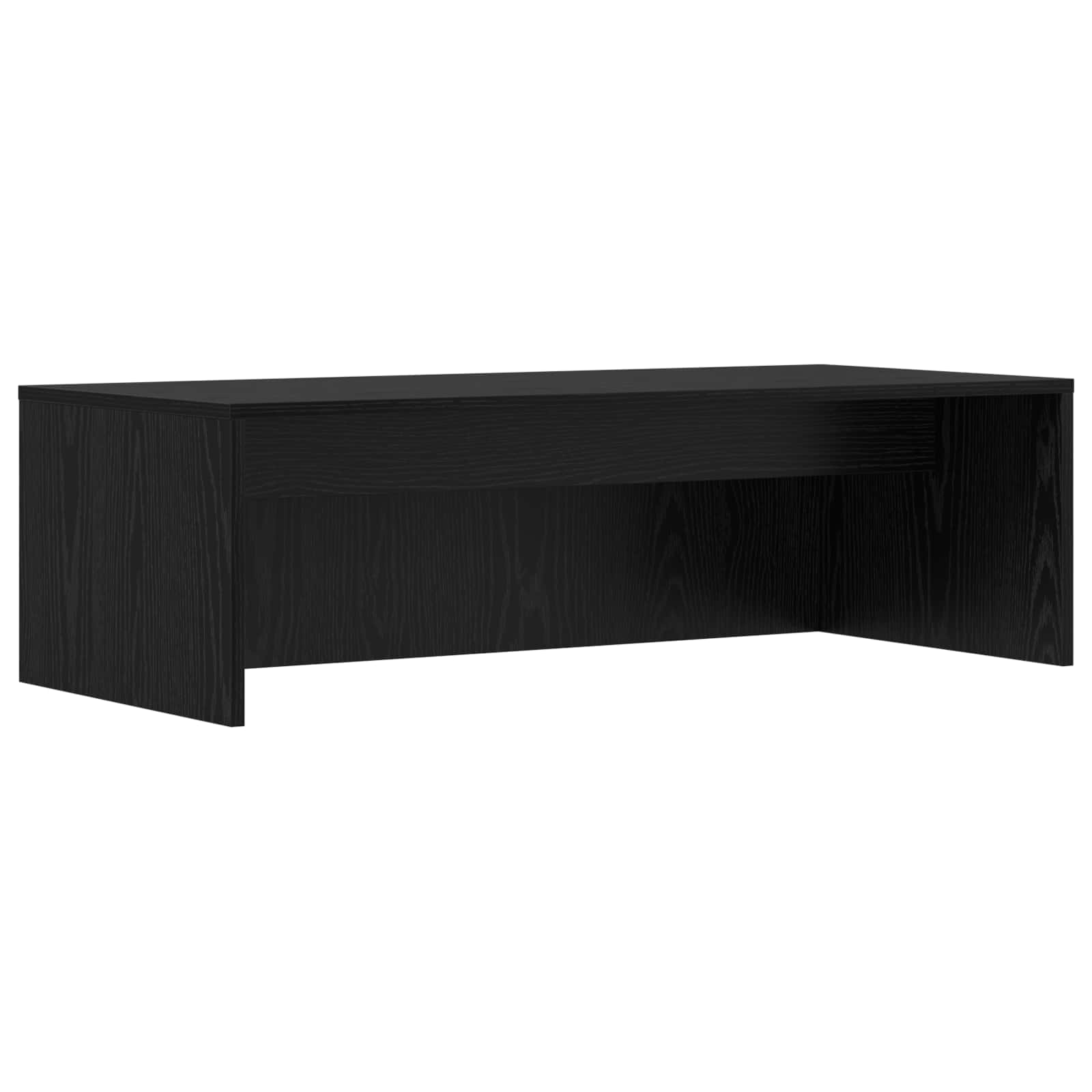 Wandtisch Schwarz Eichen-Optik 100 x 45 x 30 cm Holzwerkstoff
